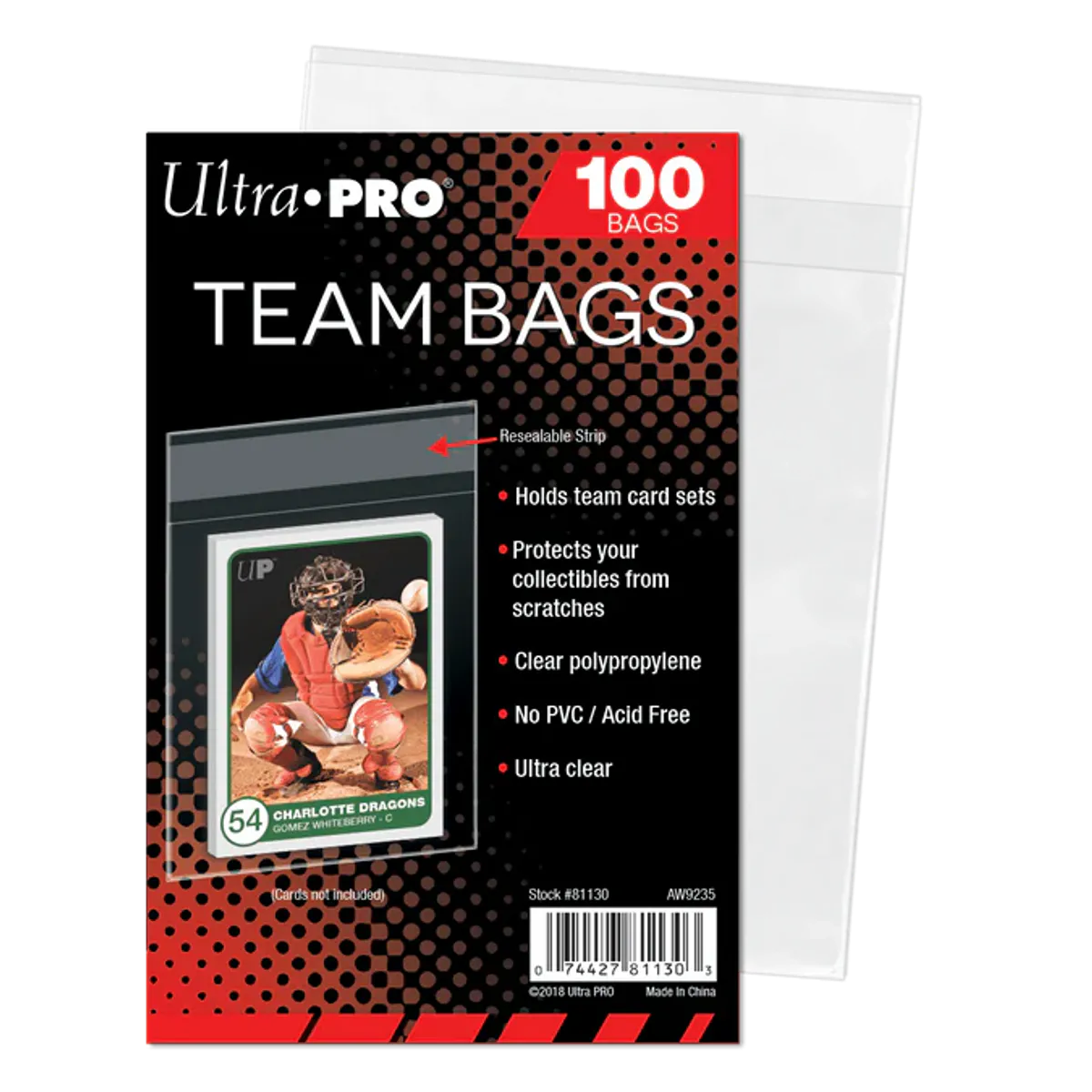 Ultra Pro: Team Bags Resealable (100)