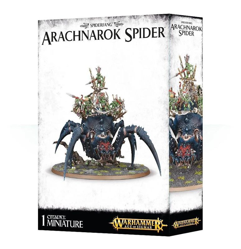 WEB Gloomspite Gitz: Spiderfang Arachnarok Spider