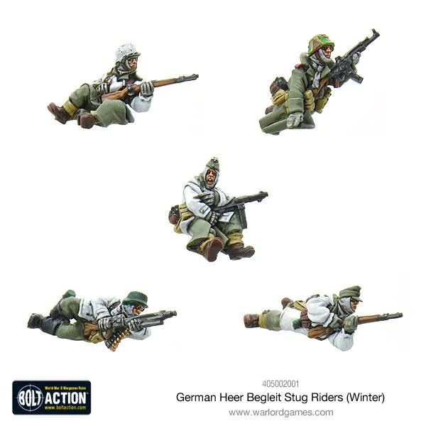 Hovedbilde German Heer Begleit Stug Riders Winter (Warlord)