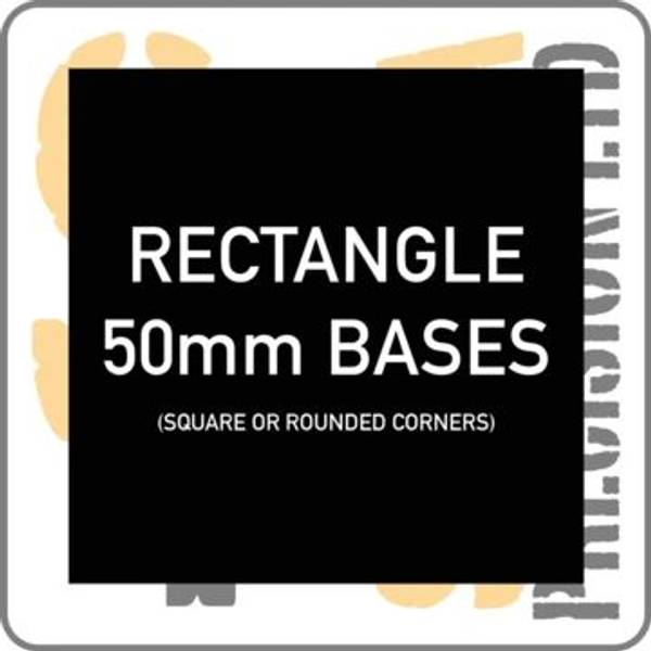 Hovedbilde 25 x 50mm Base Pack - 2mm MDF Square cor
