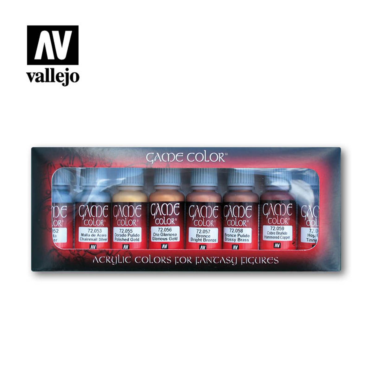 Vallejo 72.303 Metallic Colors Set