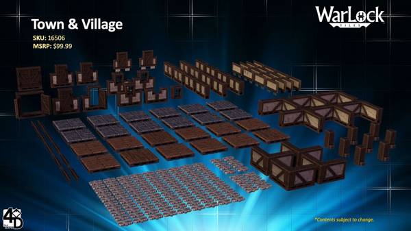 Hovedbilde WarLock Tiles: Town & Village