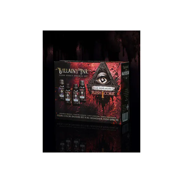 Hovedbilde Villany Ink Enamel - Flesh Core Set 1 V3 (4 x ...