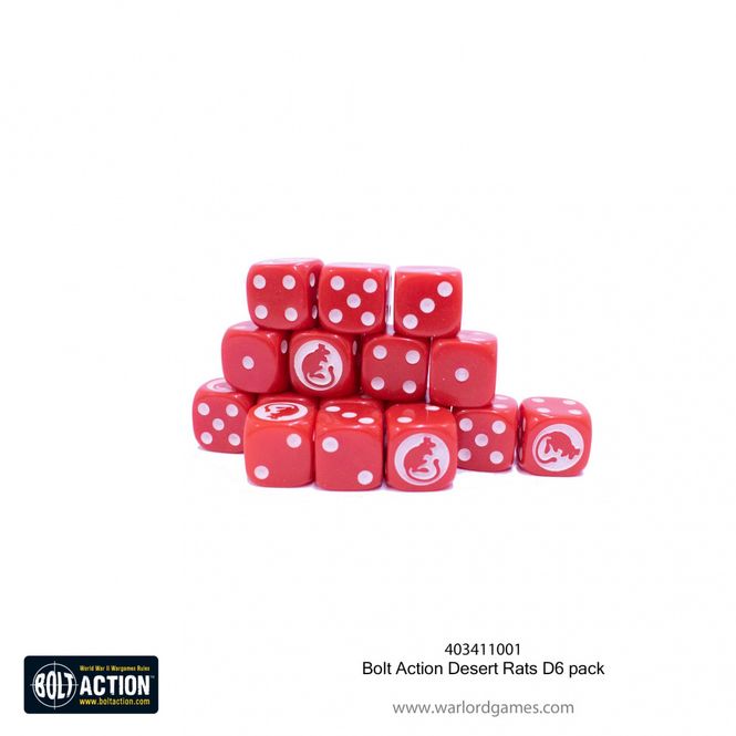 Hovedbilde British Desert Rats D6 x 16 (Warlord)