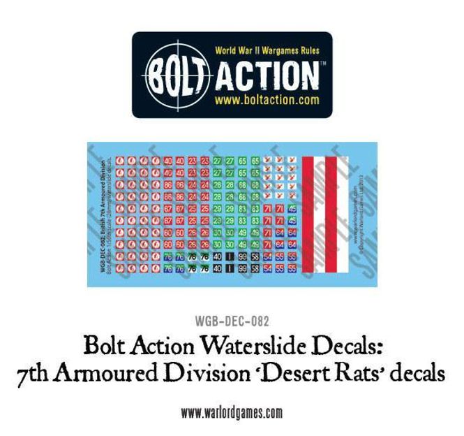 Hovedbilde WEB British 7th Armoured Division 'Desert Rats' ...