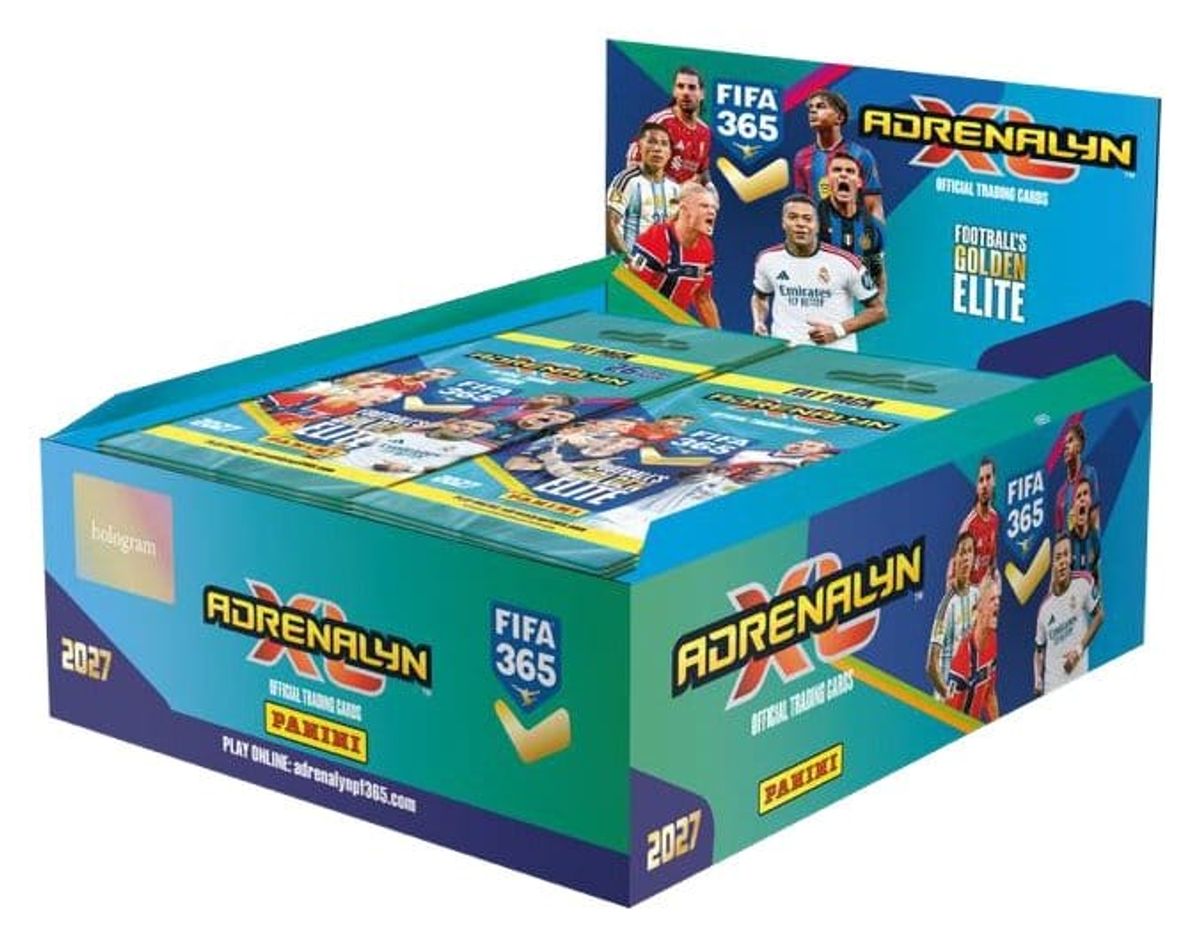 PANINI FIFA 365 Adrenalyn XL 2027 Trading Cards Fat Pack Display