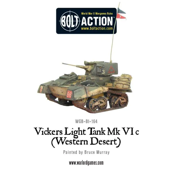 Hovedbilde British Army Vickers Light Tank Mk VIc Western ...
