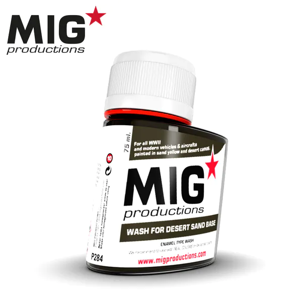 Hovedbilde Wash for Desert Sand Base 75ml (MIG)
