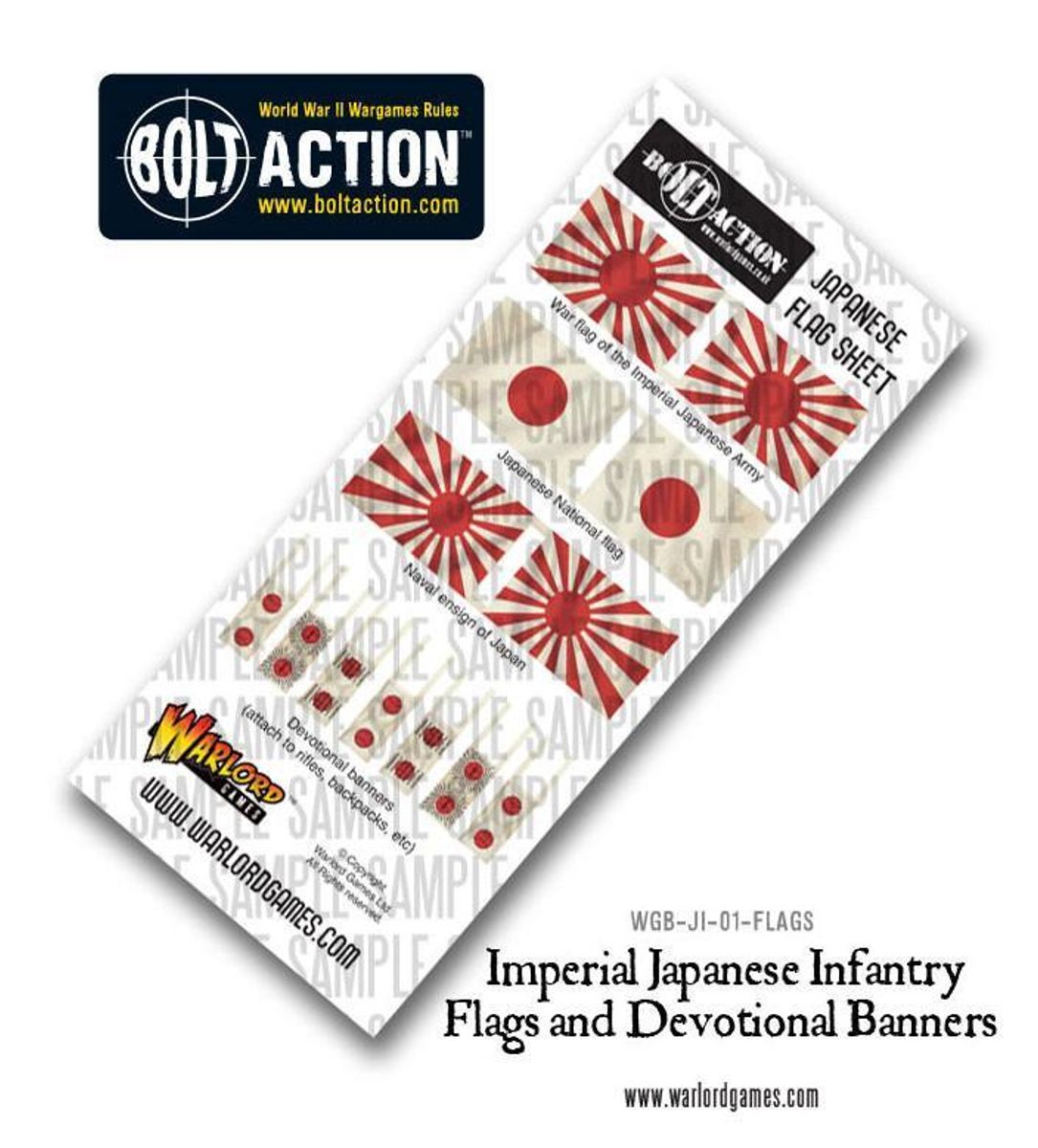 Japanese Army Flag/Banner Sheet (Warlord)