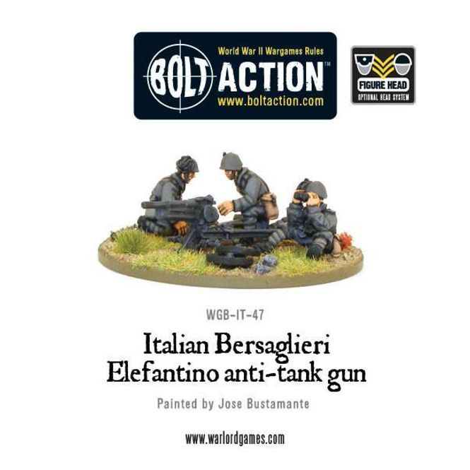 Hovedbilde Italian Bersaglieri 47mm Elefantino Anti-tank Gun