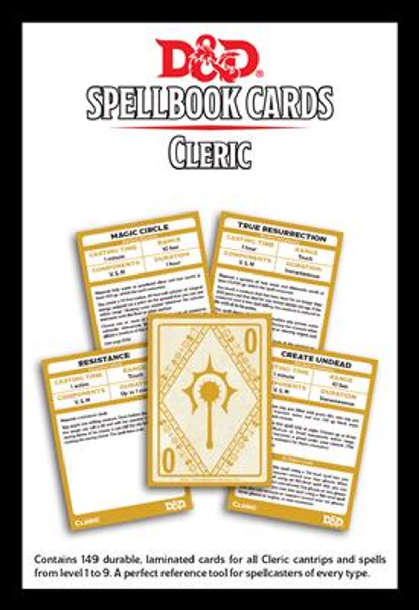 D&D Spellbook Cards Cleric (GF 9)