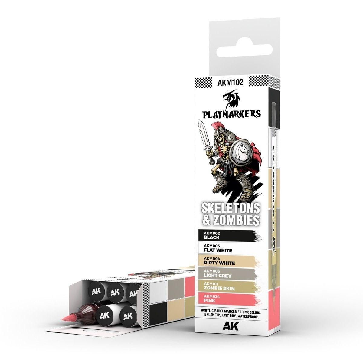 AK Playmarkers Skeletons & Zombies Set