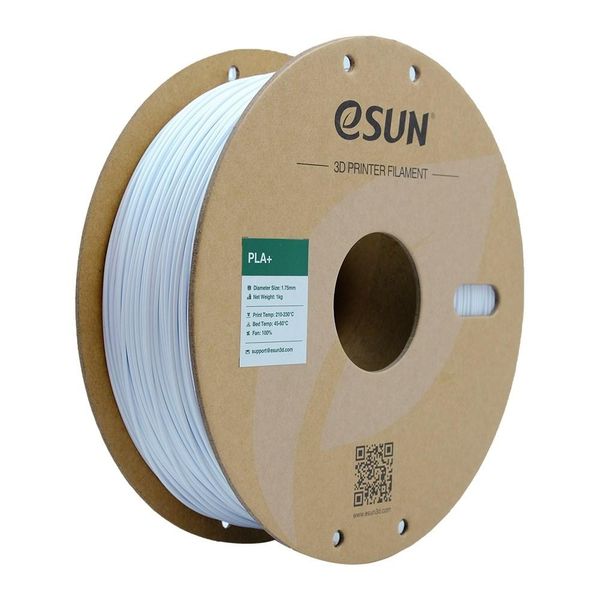 Hovedbilde eSun PLA+ 1.75mm 1kg - Cold White