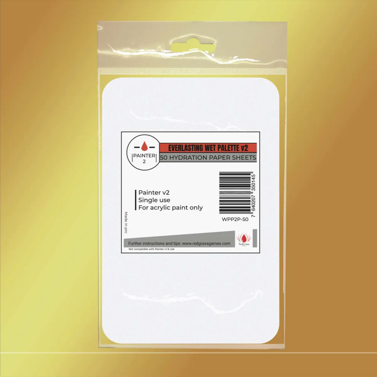 Hydration Paper x 50 for Painter v.2 (RedGrass Games)