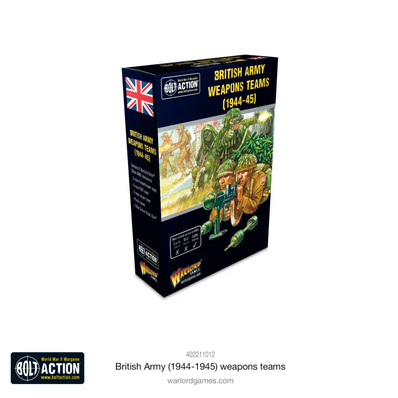 British Army (44-45) Weapons Teams (Warlord)
