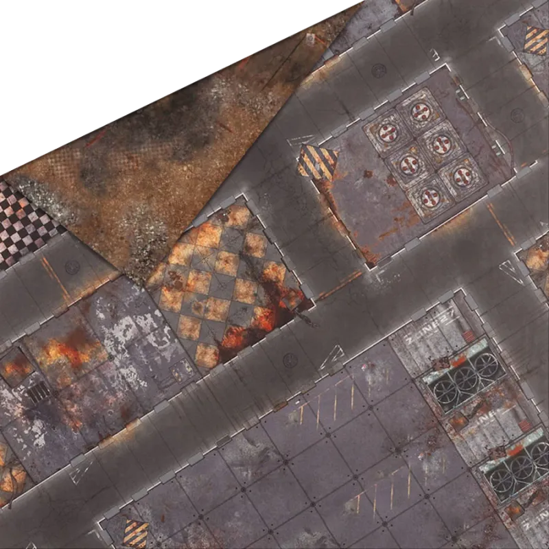 4x4 Double G-Mat: Quarantine and Fallout Zone (Gamemat.eu)