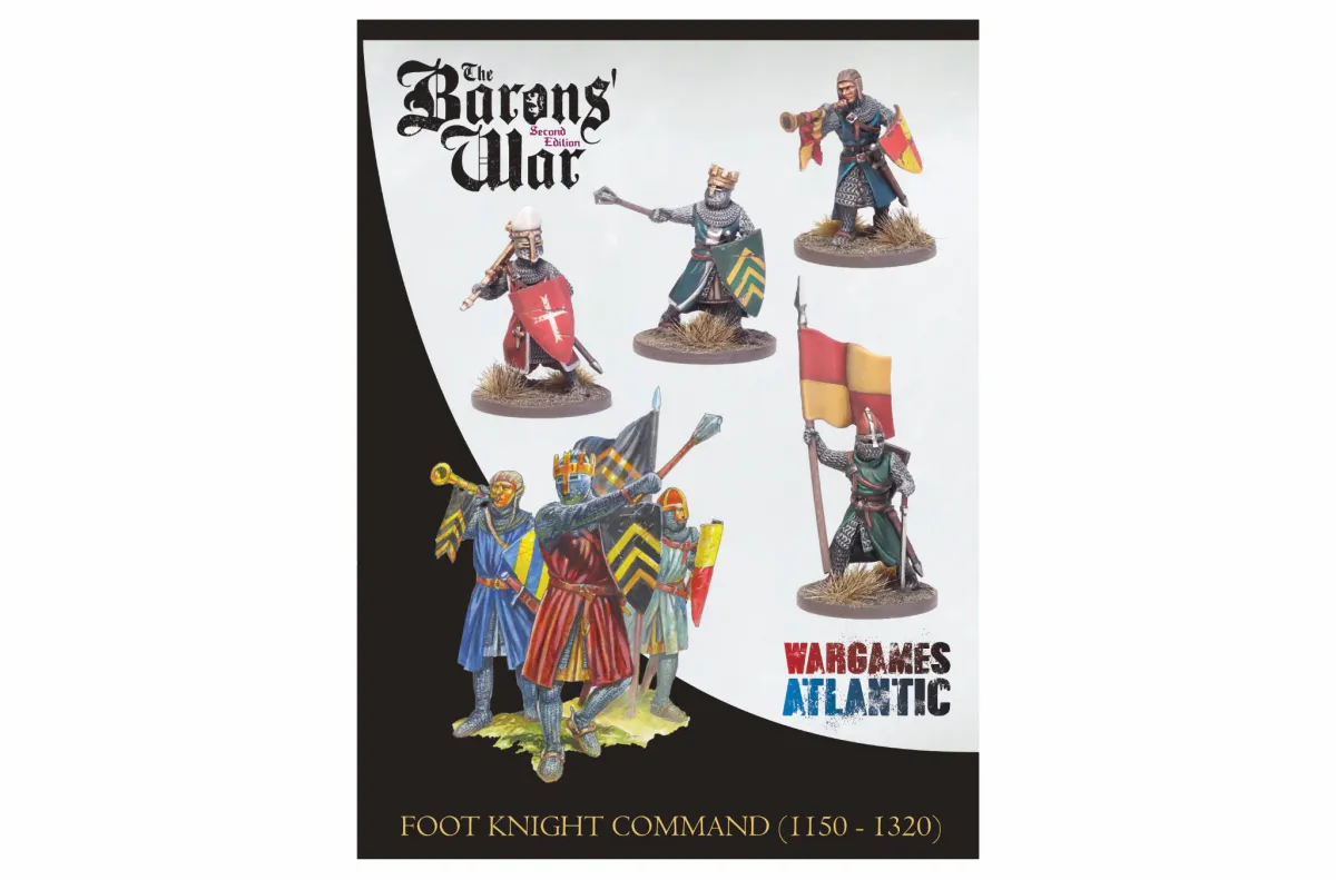 Baron's War: Foot Knight Command 1150-1320 (Wargames Atlantic)