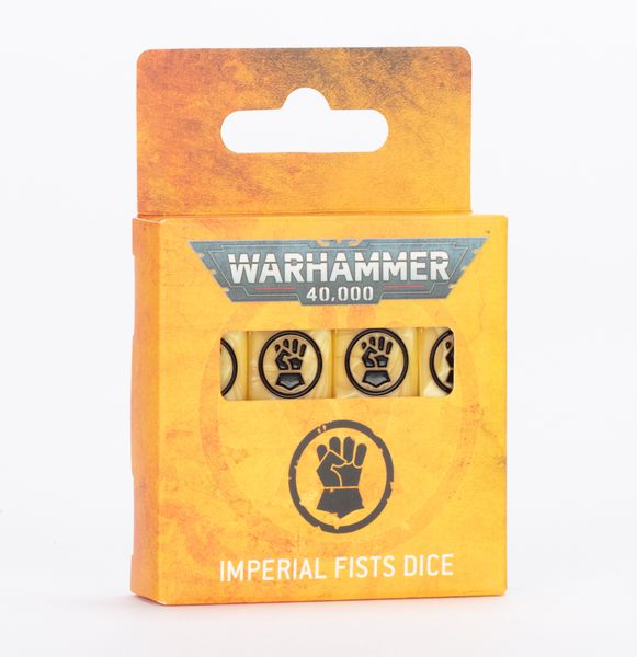 Hovedbilde WEB: Warhammer 40000: Imperial Fists Dice
