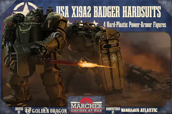 Hovedbilde Marcher: X19A2 Badger Hardsuits (Wargames ...