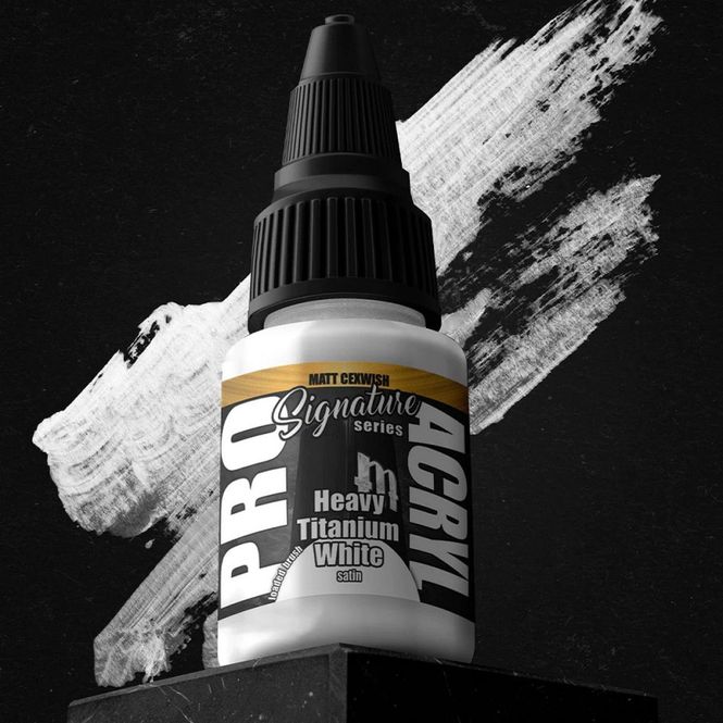 Hovedbilde Pro Acryl Matt Cexwish Heavy Titanium White ...