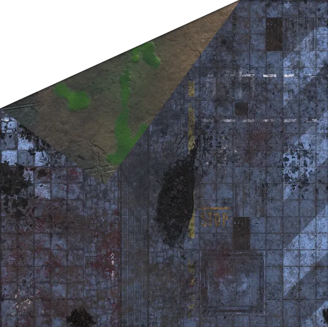 Hovedbilde 3x3 Double G-Mat: Cyberpunk and Toxic Badlands ...