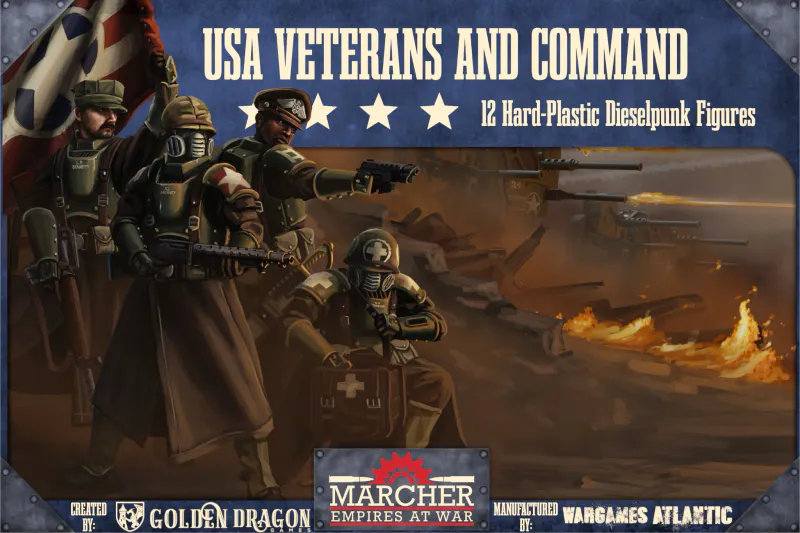 Marcher: USA Veterans and Command (Wargames Atlantic)