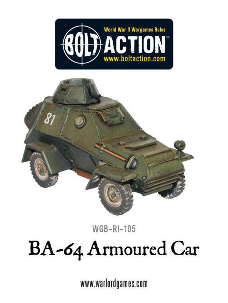 Soviet BA-64 Armoured Car (Warlord)