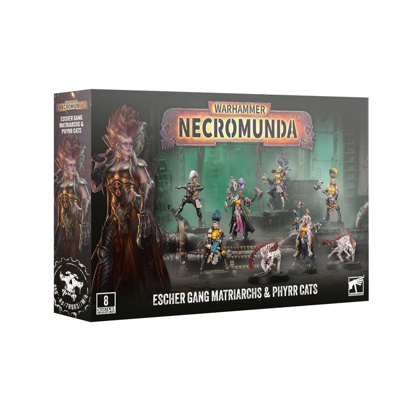 Necromunda: Escher Gang Matriarchs & Phyrr Cats