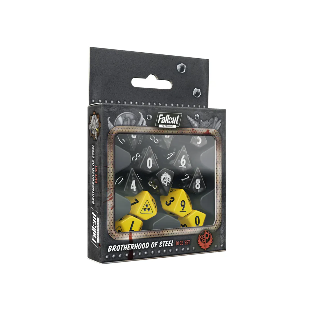 Fallout Factions: Dice Set - Brotherhood of Steel