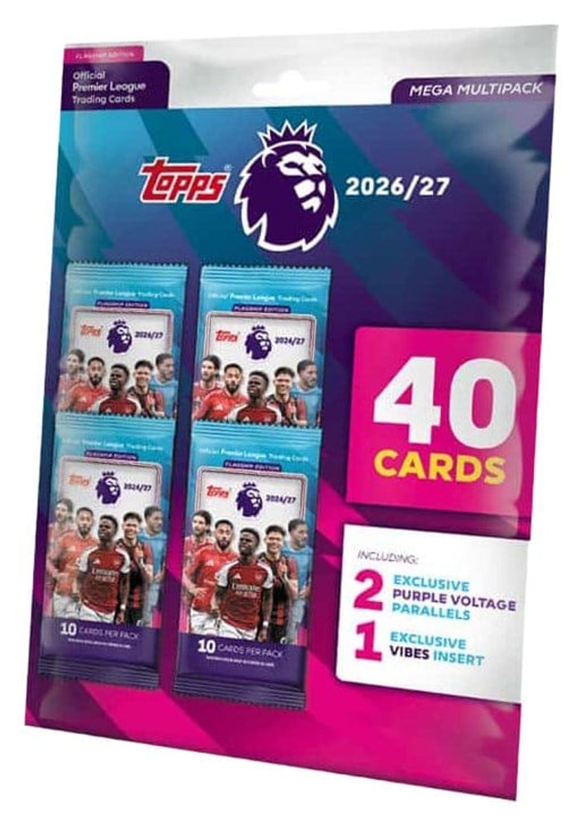TOPPS Premier League 2026/2027 Trading Cards Mega Multipack