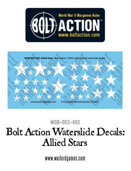Hovedbilde Allied Stars Decal Sheet (Warlord)