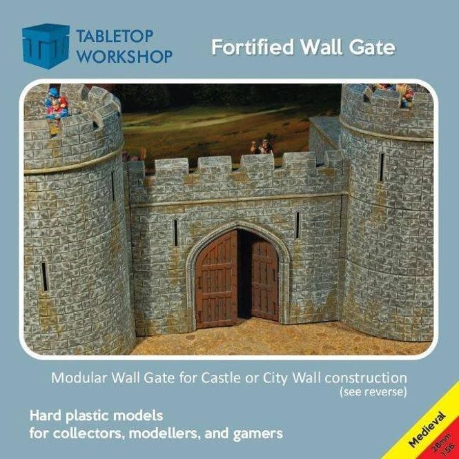 Hovedbilde Tabletop Workshop Medieval Fortified Wall Gate