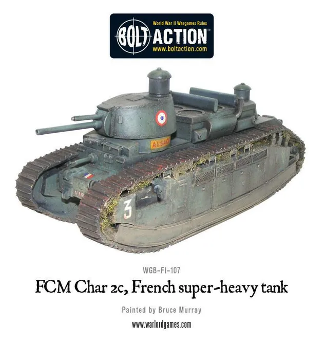 Hovedbilde French Army FCM Char 2c (Warlord)