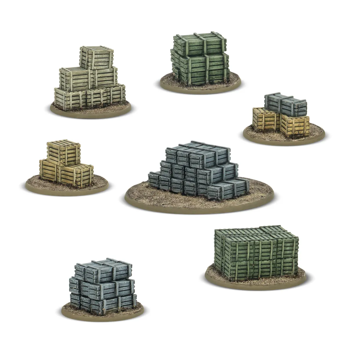 Bolt Action/Konflikt '47 CRATES Objective Markers (Warlord)