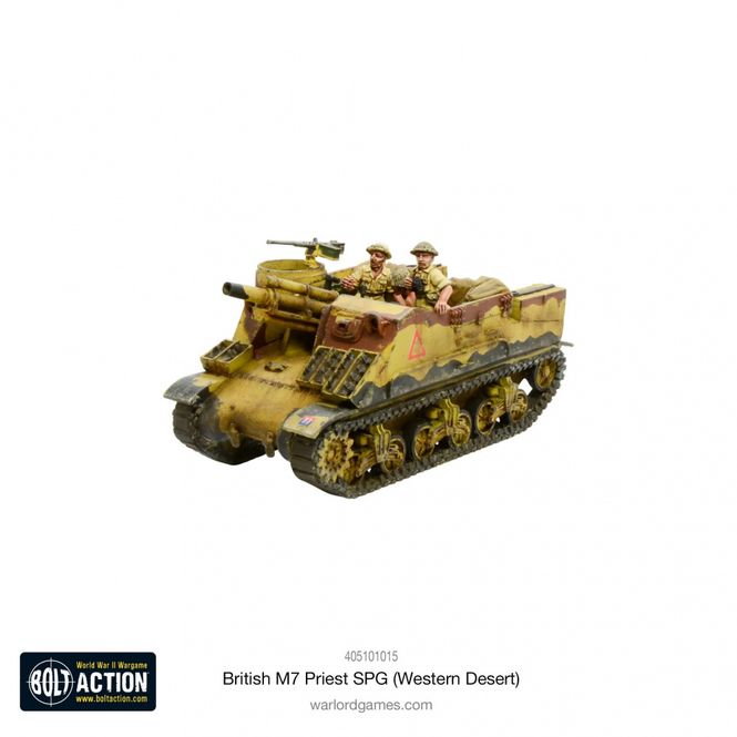 Hovedbilde British M7 Priest Western Desert (Warlord)