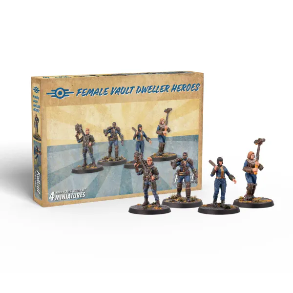 Hovedbilde Fallout: Miniatures - Female Vault Dweller Heroes
