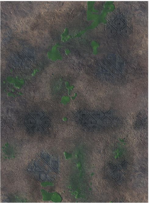 Hovedbilde 44x60 Toxic Badlands (Gamemat.eu)