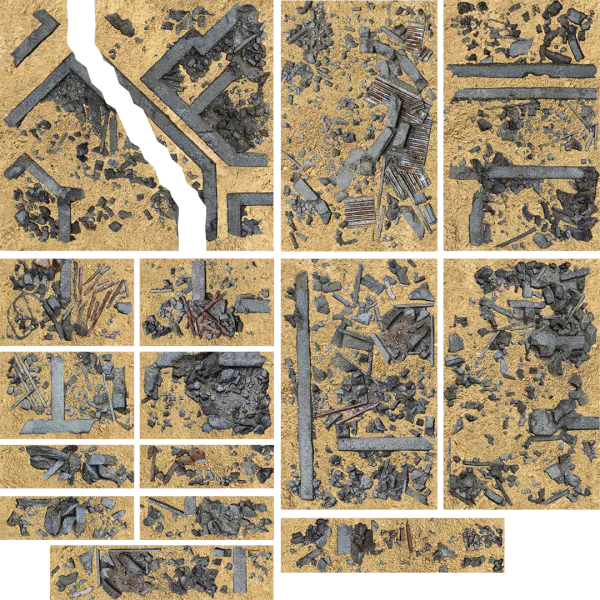 Hovedbilde Kraken: Desert Plain Terrain Markers Set 11th ed.