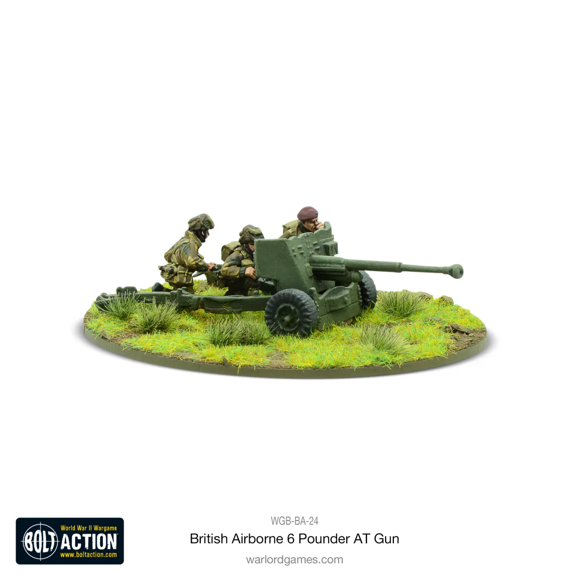 British Airborne 6 Pounder Anti-tank Gun (Warlord)