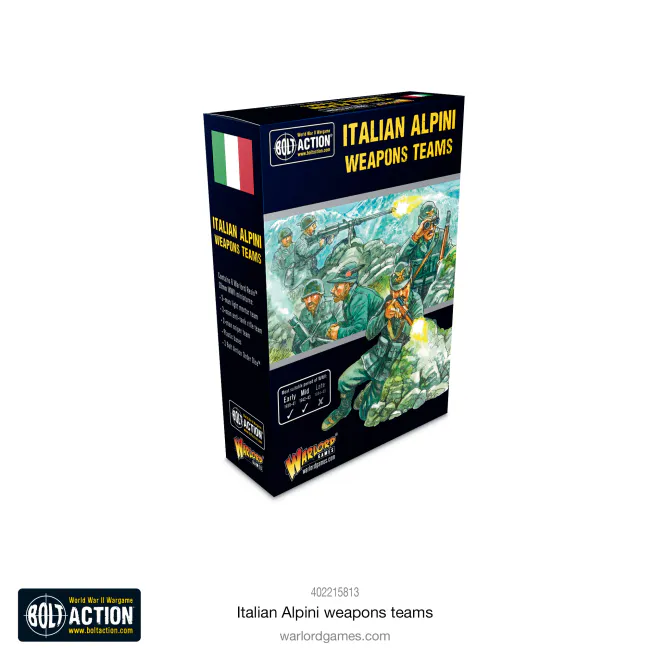 Hovedbilde Italian Alpini Weapons Team (Warlord)