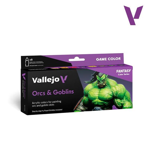 Hovedbilde Vallejo Game Color - Orcs & Goblins Paint Set