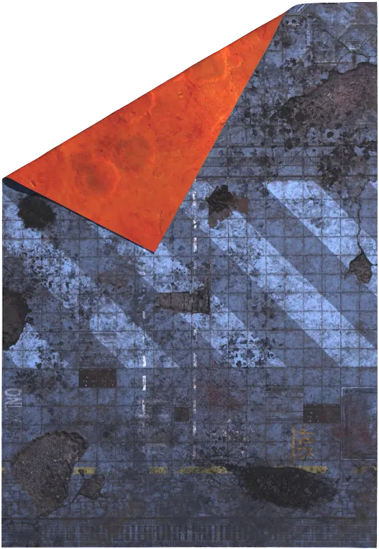 44x30 Double G-Mat: Cyberpunk and Mars (Gamemat.eu)