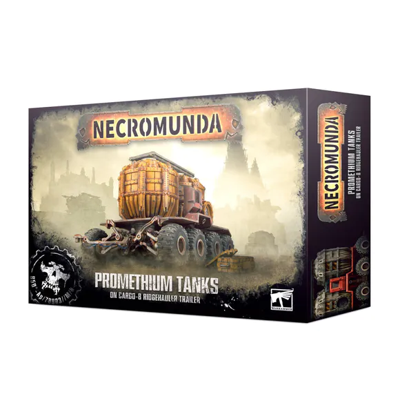 Hovedbilde Necromunda Promethium Tanks on Cargo-8 Trailer