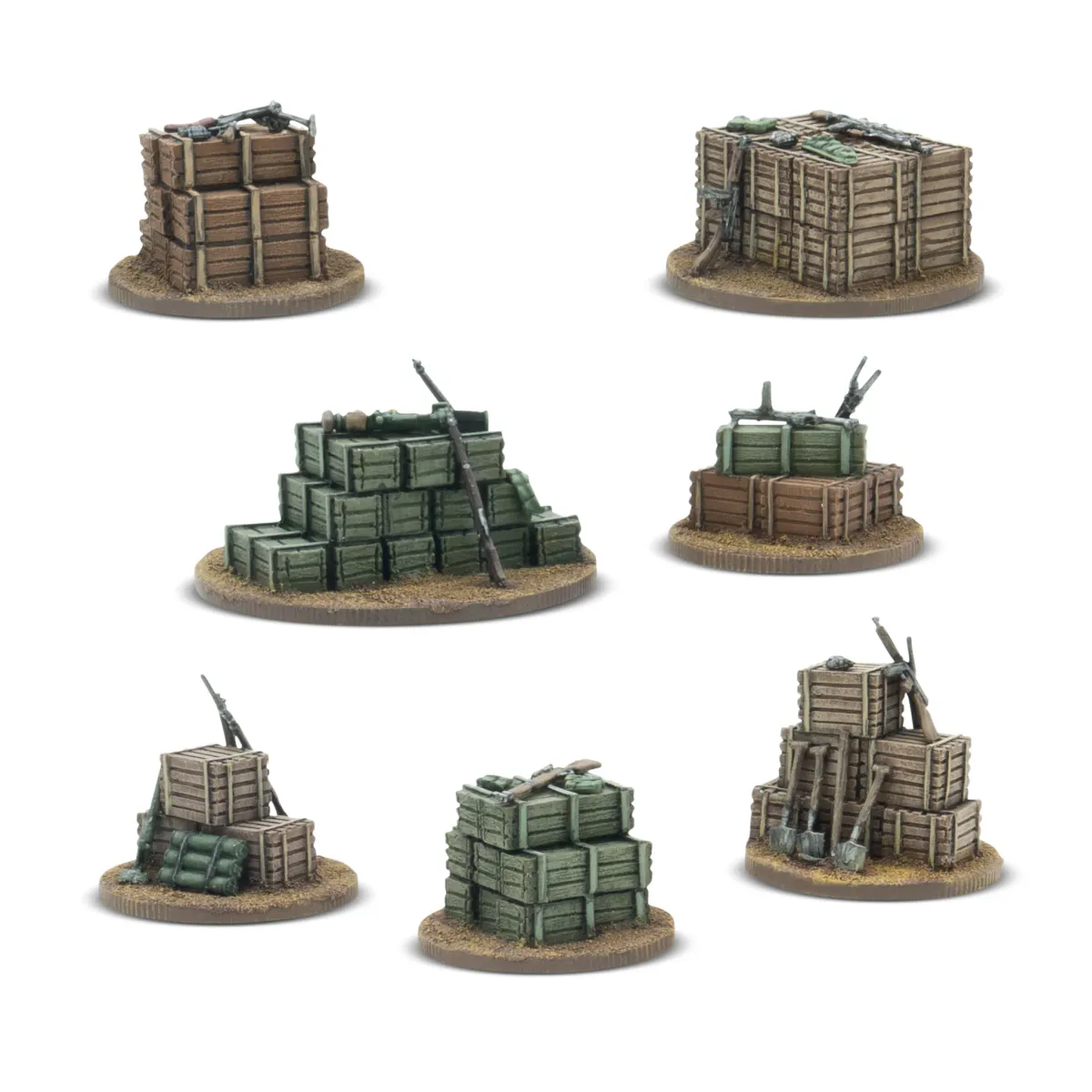 Bolt Action/Konflikt '47 BRITISH Objective Markers (Warlord)