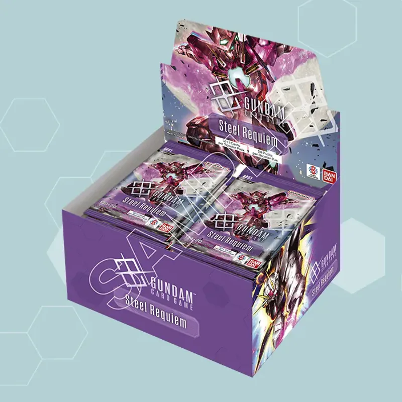 Gundam CG Steel Requiem Booster Display